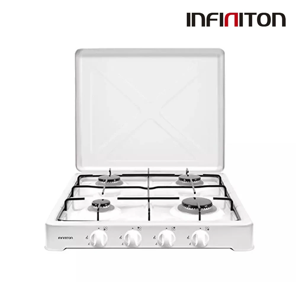 Hornillo Gas Infiniton Golpedado 4 F Blanco