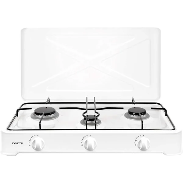 Hornillo Gas Infiniton Golpeado 3 F Blanco