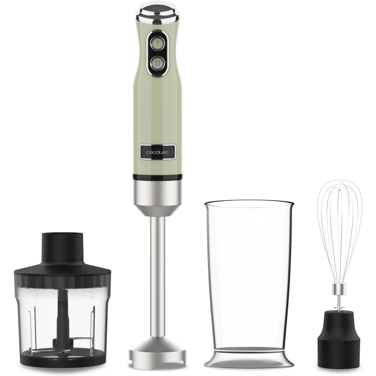 Batidora de mano Cecotec Power RetroGreen 1200MAX 1200 W Verde