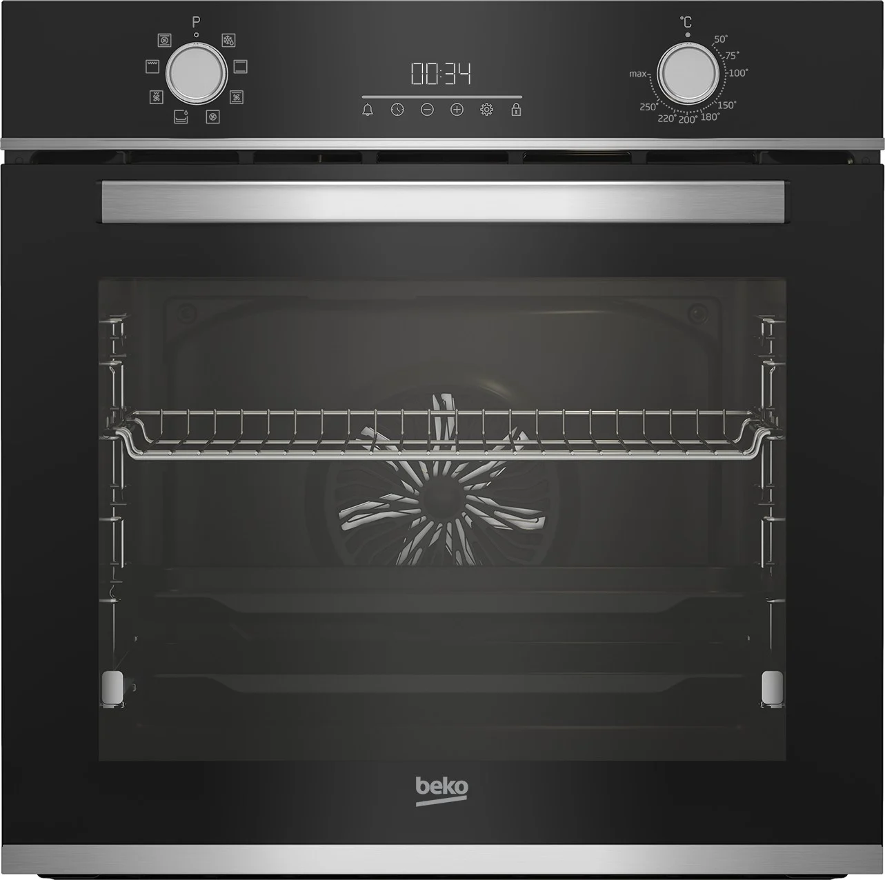 Horno Multifunción Beko CRISTAL NEGRO 72 L Clase A+++ Integrado