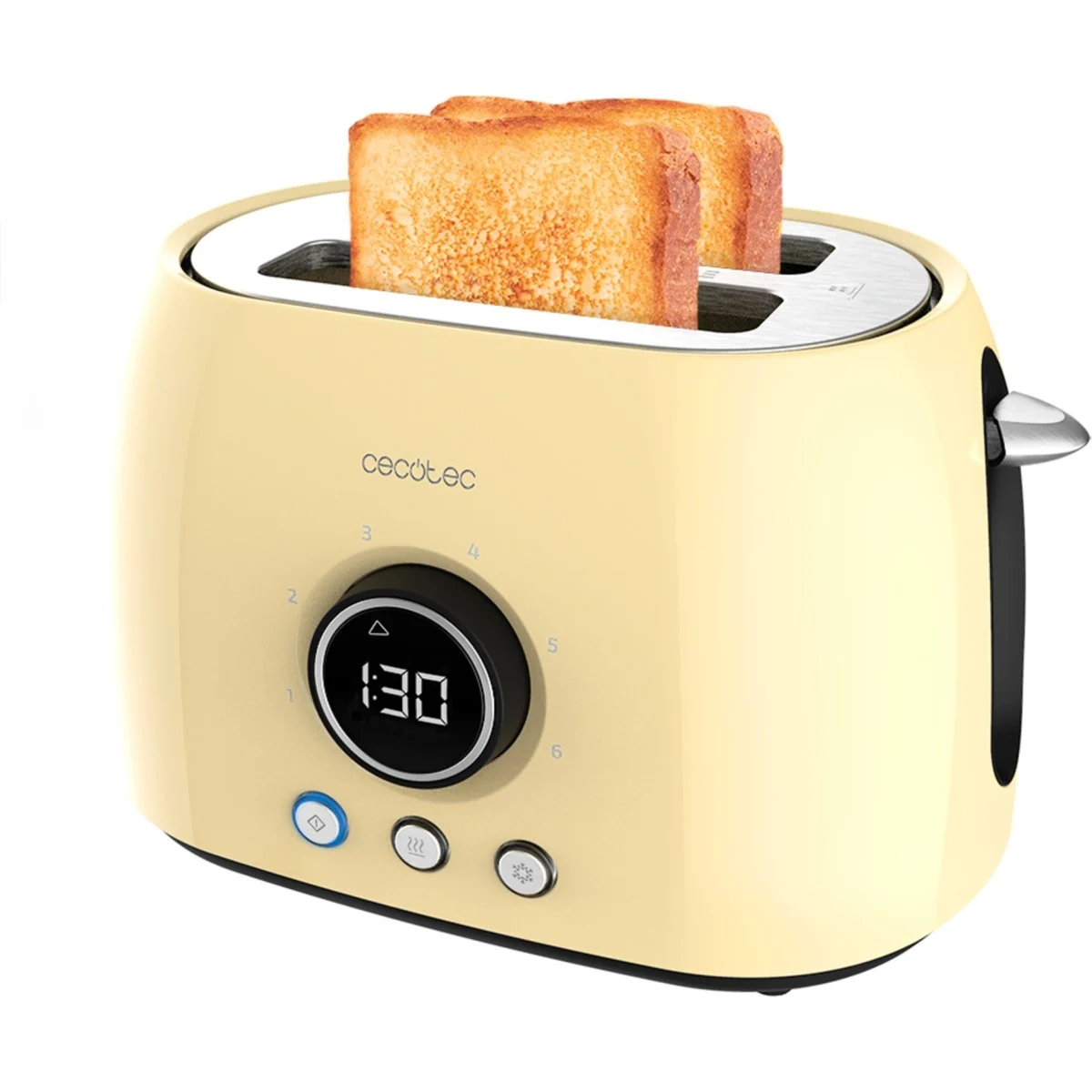 Tostadora Cecotec ClassicToast 8000 Yellow 800 W 2 Ranuras Extraanchas