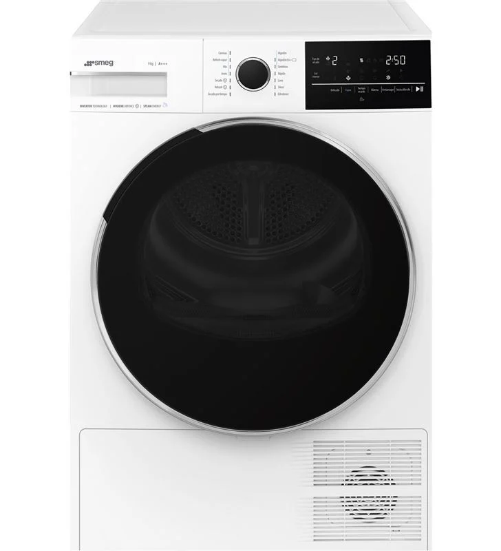 Secadora Smeg DNP93SLES 9 Kg Bomba Calor Clase A