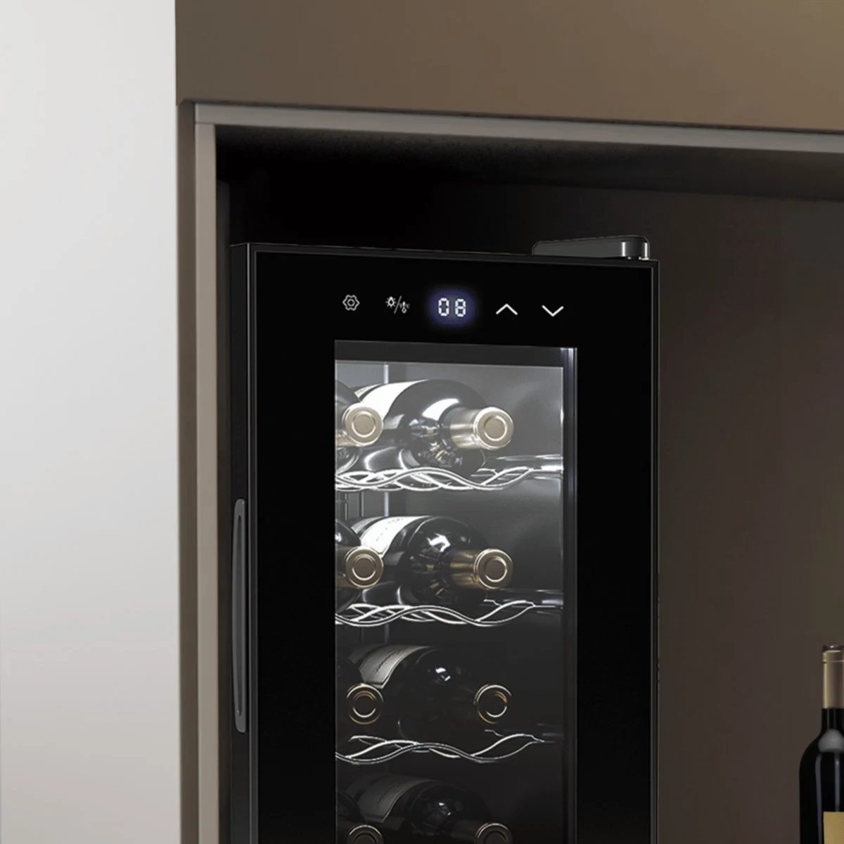 Vinoteca Cecotec GrandSommelier 830 6 Botellas Enfriamiento Silencioso