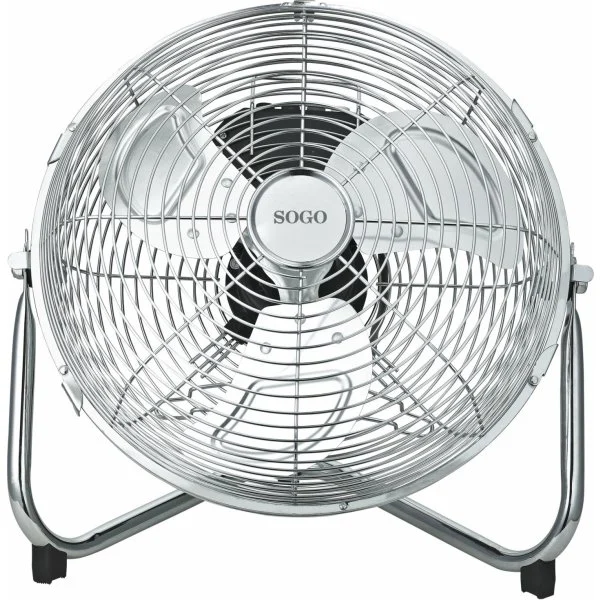 Ventilador Circular Sogo 12" 30cm 55W Oscilante Cromo