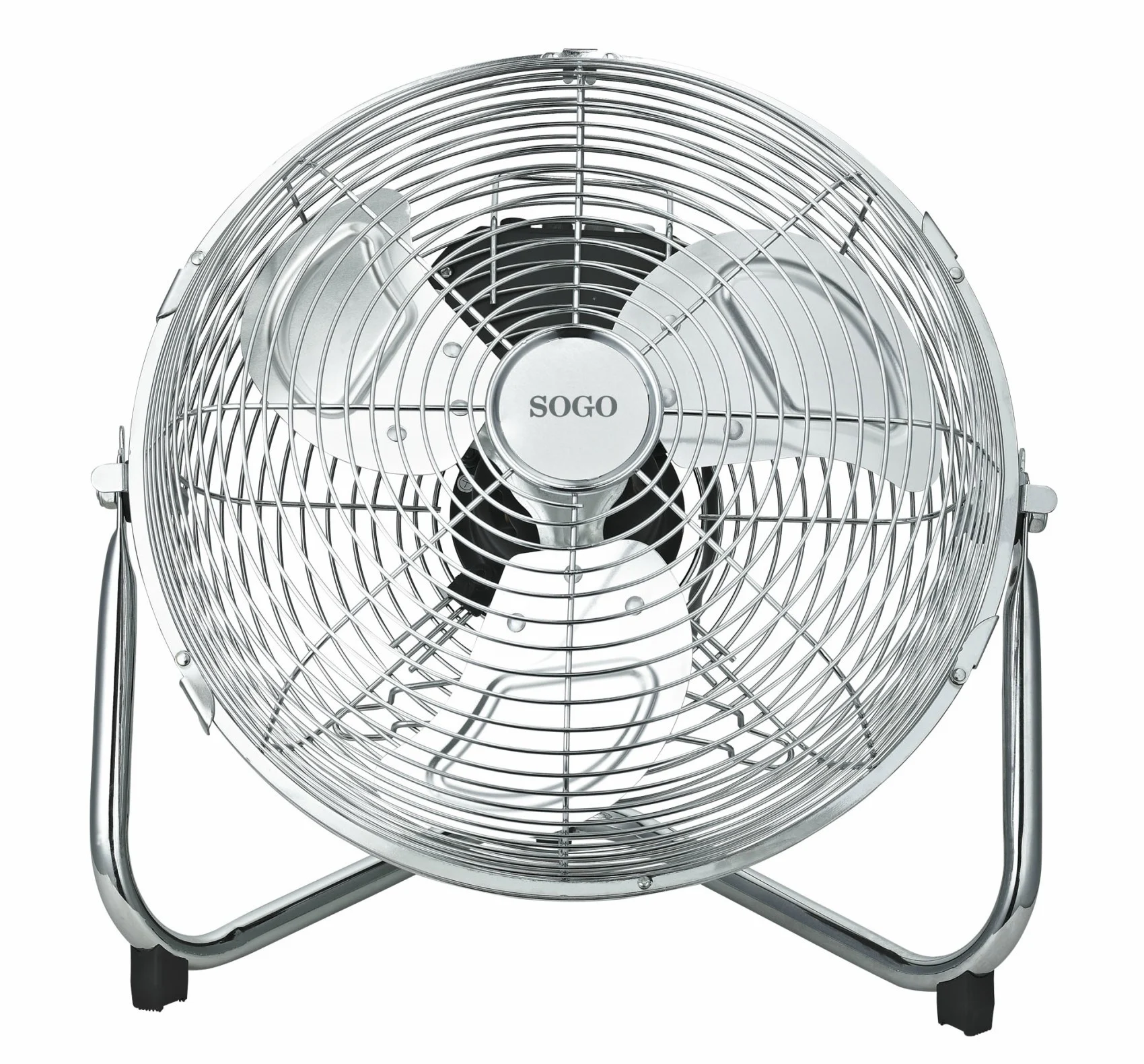 Ventilador Circular Sogo 12" 30cm 55W Oscilante Cromo