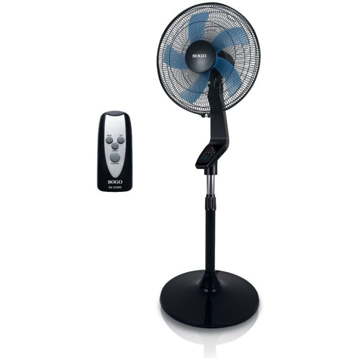 Ventilador de Pie Sogo SS21280 5 Aspas Mando Táctil Oscilante