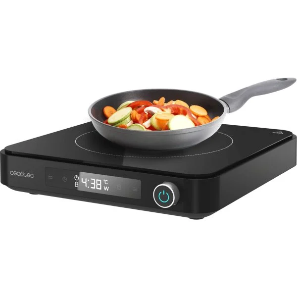 Placa de inducción Cecotec Full Magma Grill 2 en 1 2000 W