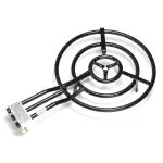 Quemador Paellero Gas COMBOI 60 cm 3 Fuegos Acero Pulido
