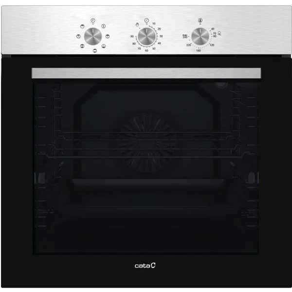 Horno Multifunción Cata MES 8007 X 80 L 2500 W Clase A Inox Cristal Negro
