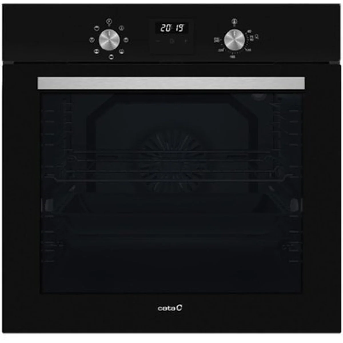 Horno Multifunción Cata MDS 8007 BK 80L Display Digital Cristal Negro