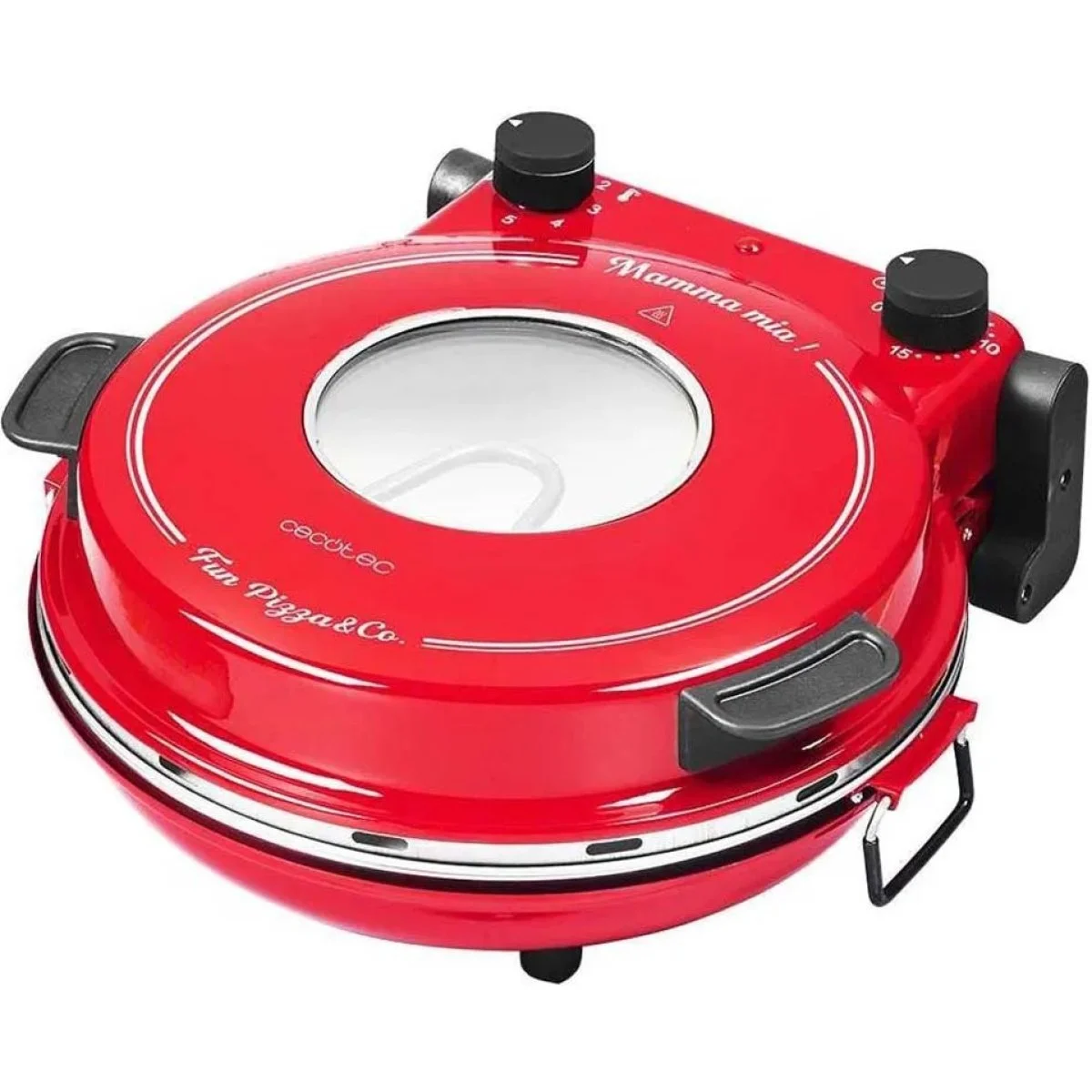 Horno para Pizza Cecotec Fun Pizza&Co Mamma Mía Window Rojo