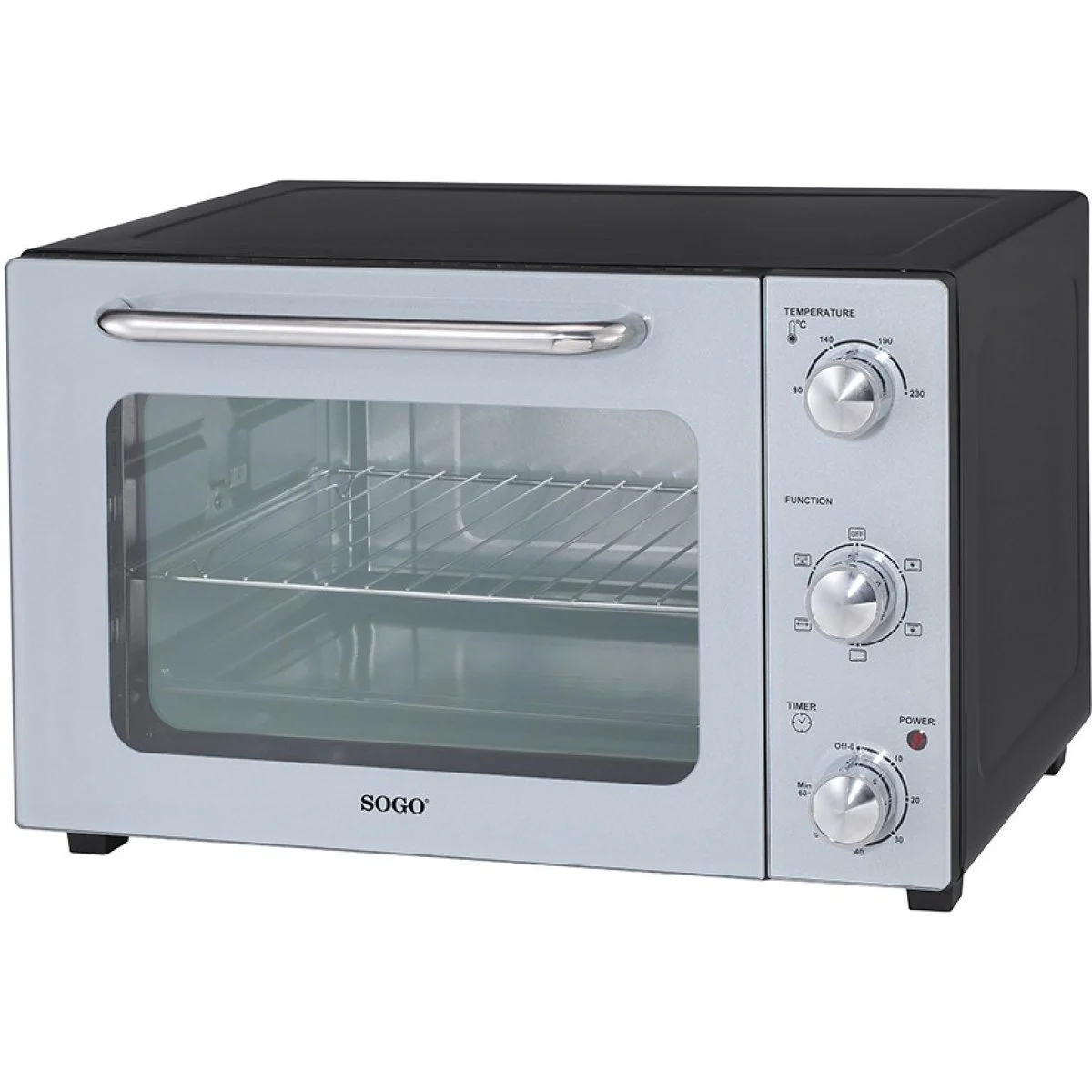 Horno sobremesa Sogo Gratín 35 L SS10540 1500 W Convección Negro