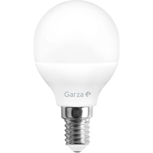 Bombilla LED Esférica E14 7W Cálida 3000K 470 Lúmenes Ahorro Energético