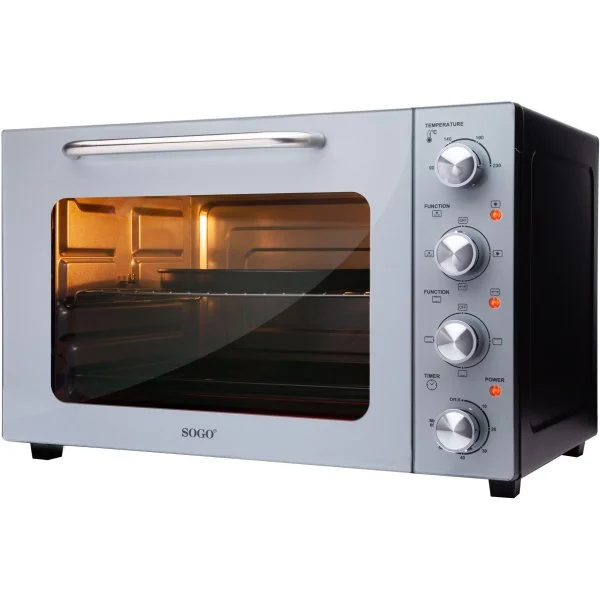 Horno sobremesa Sogo GRATINADOR 48 L 1800 W Convección Negro