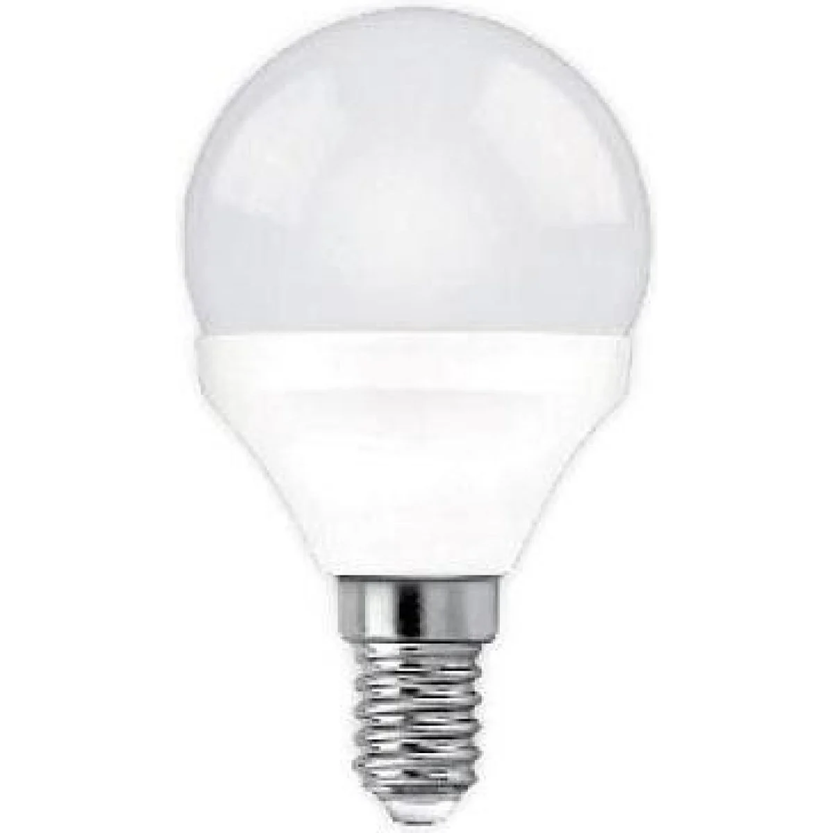 Bombilla LED Esférica E14 5W Fría Clase A 6500K