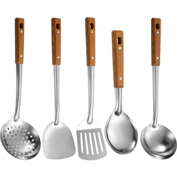 Juego 5 Utensilios de Cocina Sogo Aluminio Forjado Antiadherente