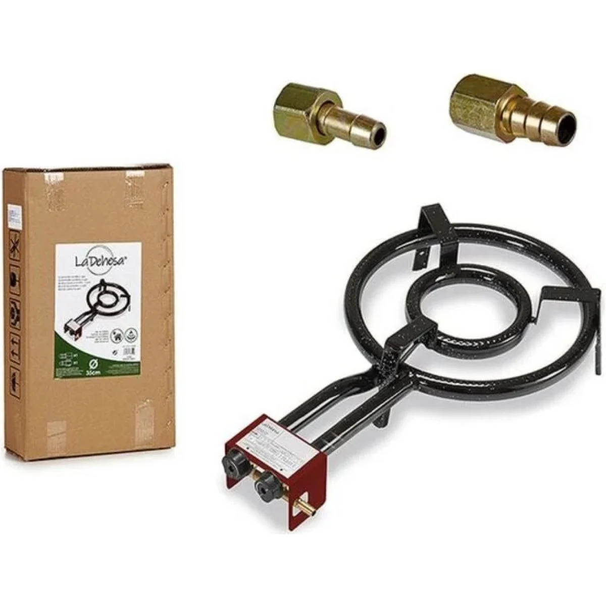 Quemador Gas Paellero CABLEPELADO 50 cm Estable y Resistente