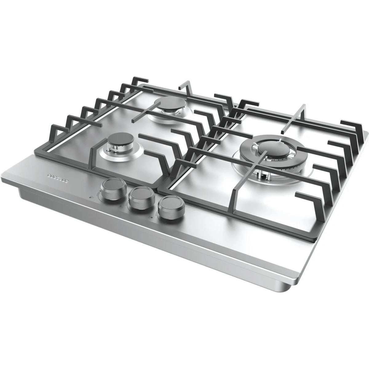 Encimera Gas Cecotec Bolero Squad G 3200F Inox 3 Fuegos 6,25 kW