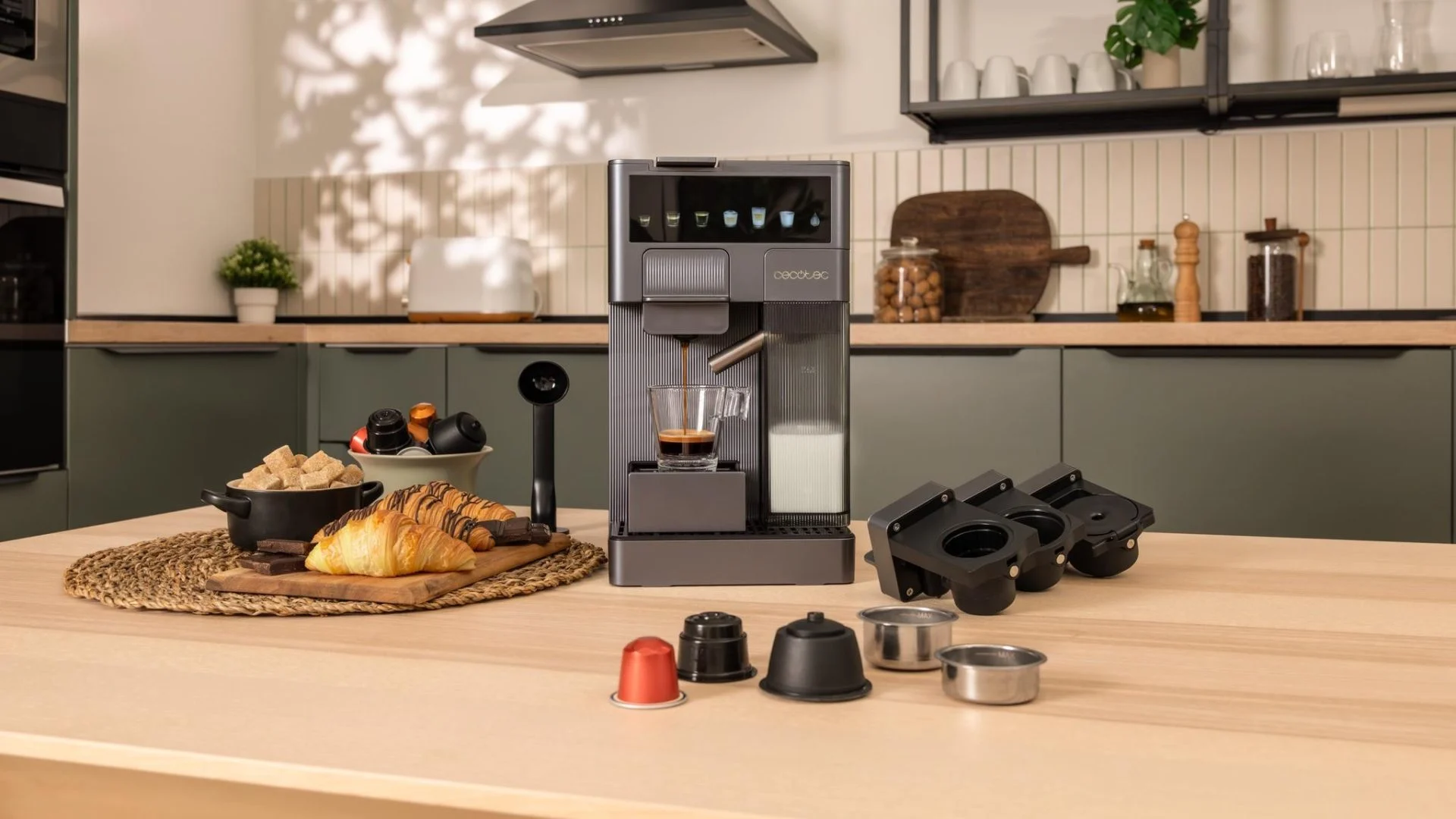 Cafetera Espresso Cecotec FreeStyle Latte T 4 en 1 1350 W