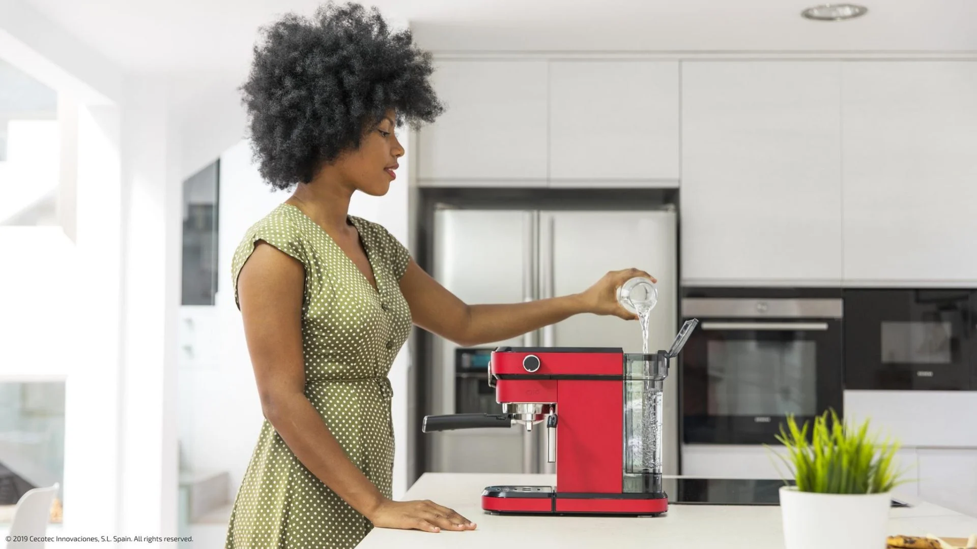 Cafetera espresso Cecotec Cafelizzia 790 Roja Pro 20 Bares 1350W 1,2L