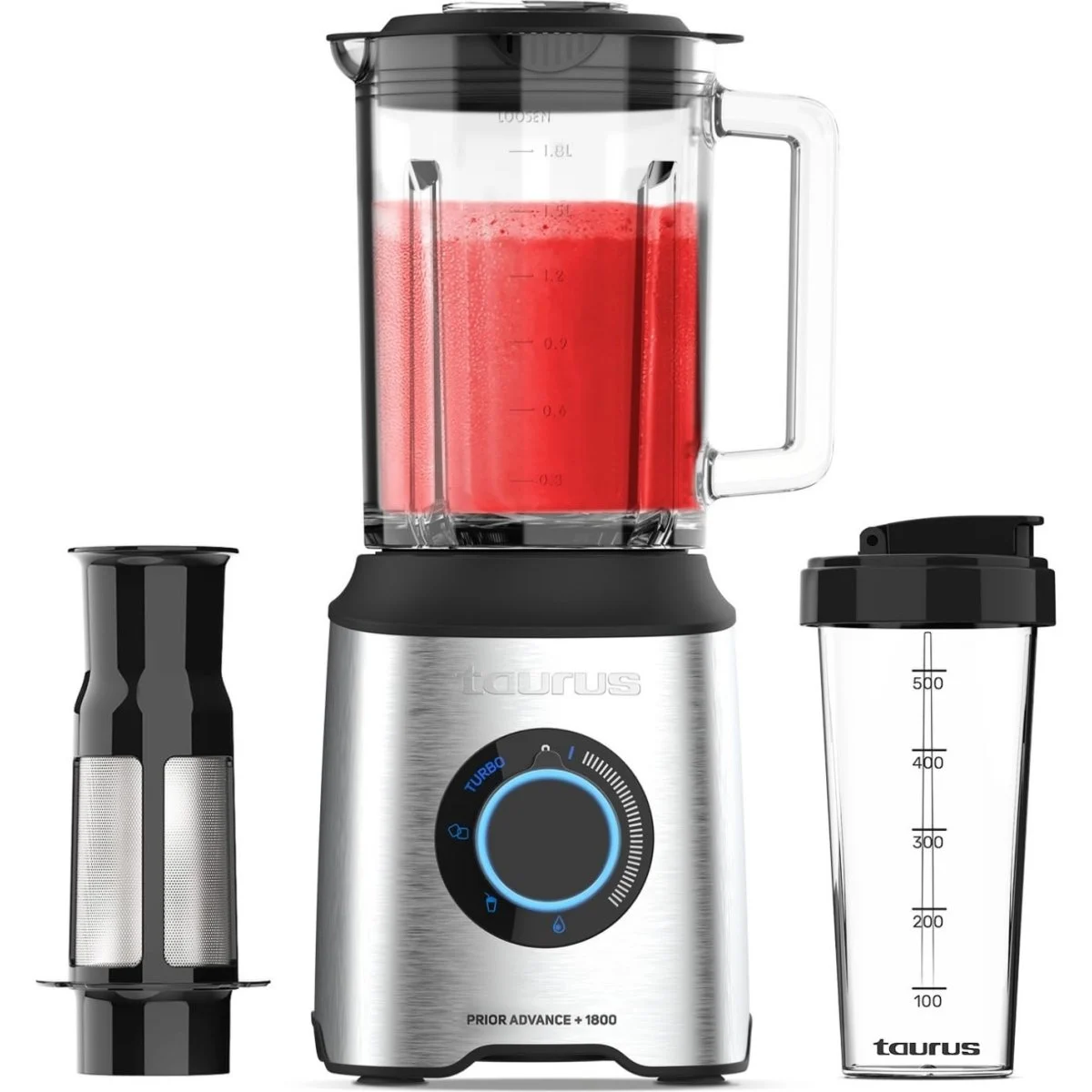 Batidora Jarra Taurus 1800W Inox Prior Advance 1800