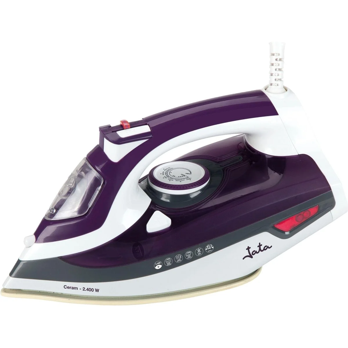 Plancha Vapor Jata PL-221-C 2400W Morado Auto Off