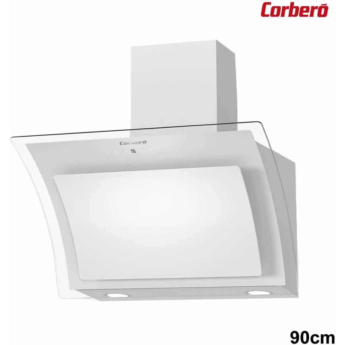 Campana Extractora Corbero NYASA900W 90 cm 1000 m³/h Blanca