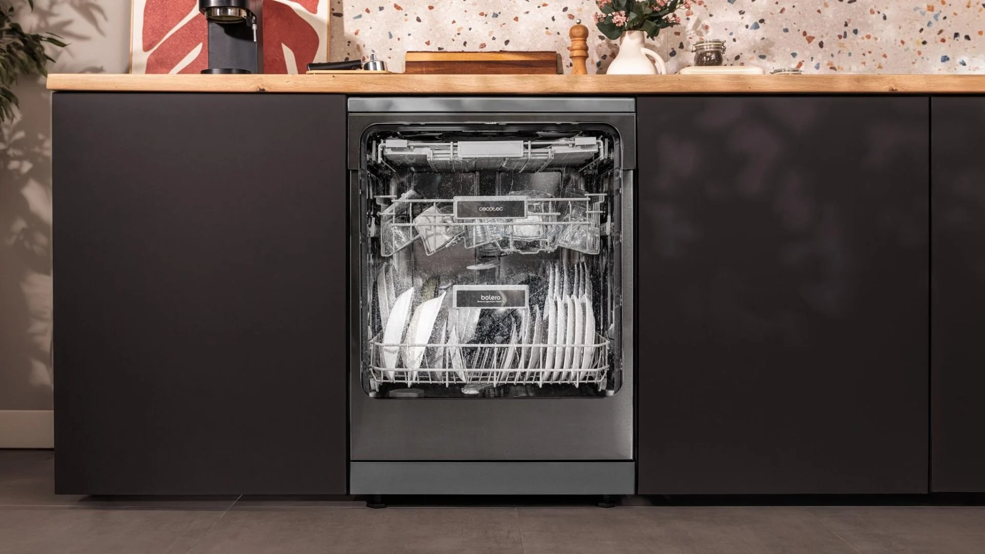 Lavavajillas Cecotec 60 cm Inox AquaZero 6200 3º Bandeja