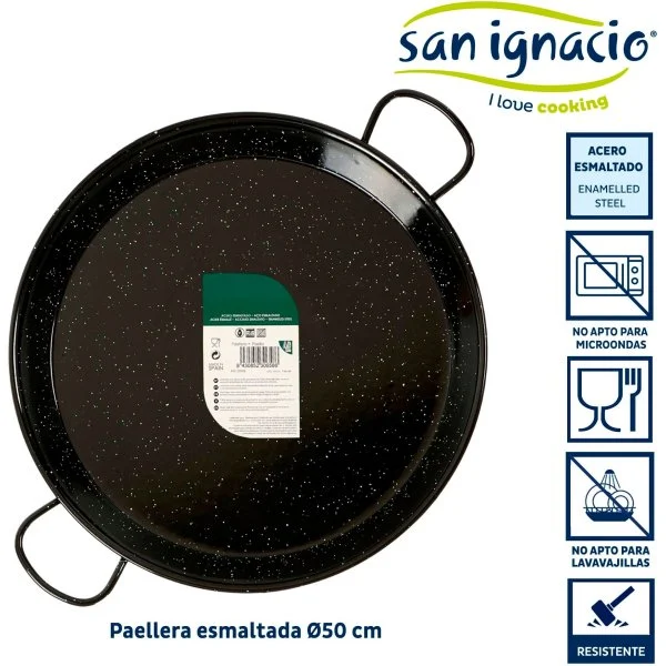 Paellera Esmaltada 50 cm 13 Raciones
