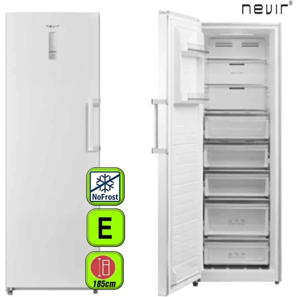 Congelador Vertical Nevir 185X60 E Blanco