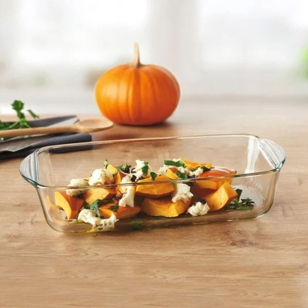 Bandeja Cristal Borcam Rectangular 2750 ml