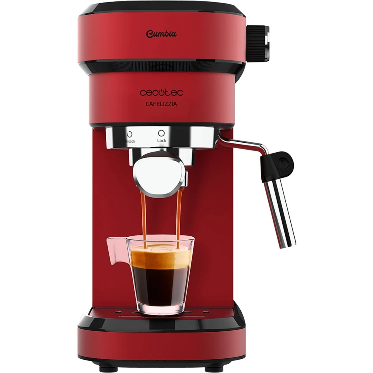 Cafetera espresso Cecotec Cafelizzia 790 Roja 1350 W 20 Bares 1.2L