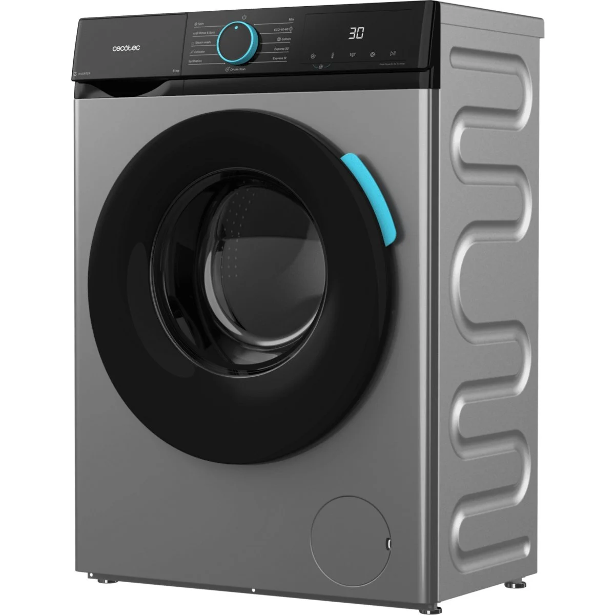 Lavadora Cecotec Bolero DressCode 7160 Inverter 7 Kg 1200 rpm Clase A Steel