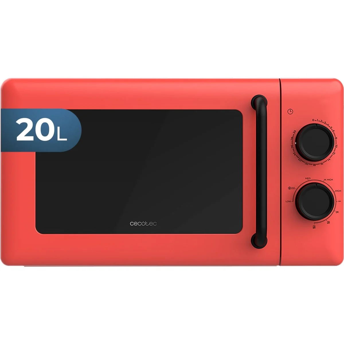 Microondas Cecotec Proclean 3010 20 L 700 W Rojo/Negro