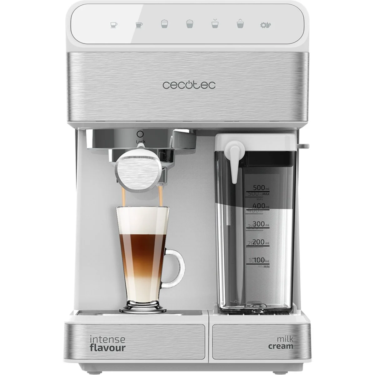 Cafetera Espresso Cecotec Power Instant-ccino 20 Touch Blanca 1350 W 20 Bares 1,4L