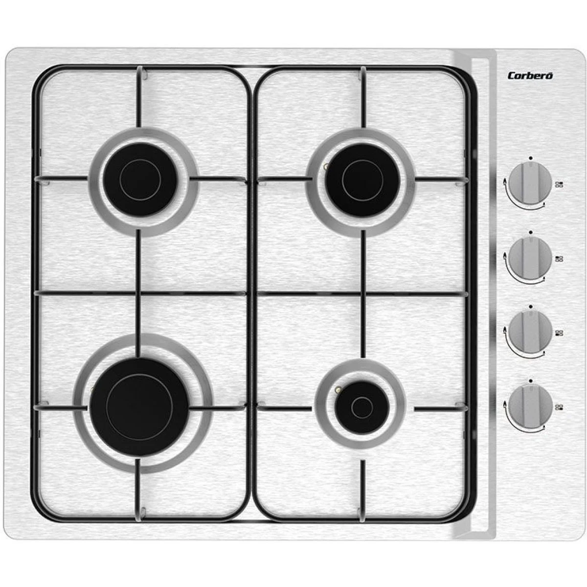 Encimera Gas Corbero CPGS423X 4 Fuegos Inox