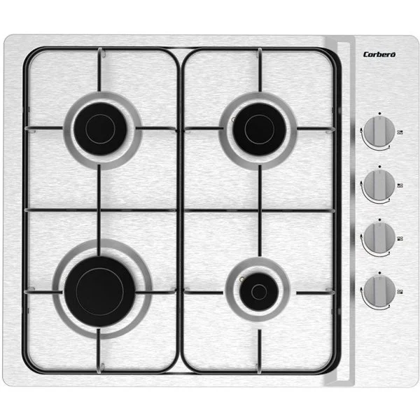 Encimera Gas Corbero CPGS423X 4 Fuegos Inox