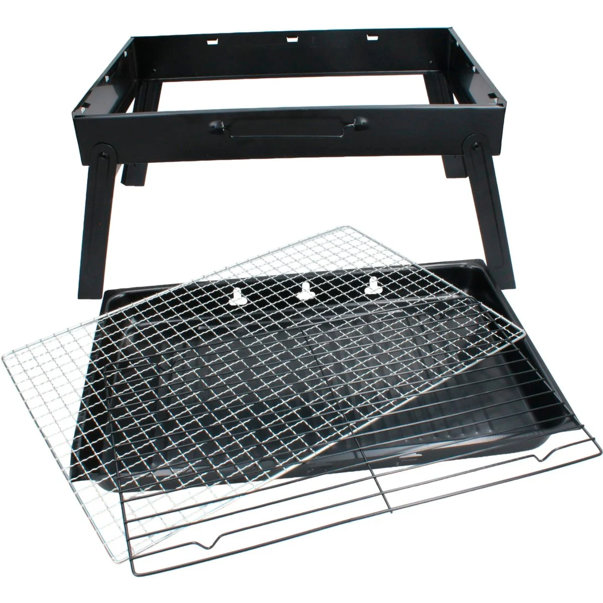 Barbacoa portátil Tm sobremesa 43x30x22 cm