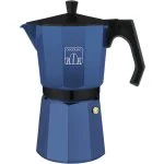 Cafetera Italiana Cecotec Mokclassic 1200 12 Tazas Aluminio Azul