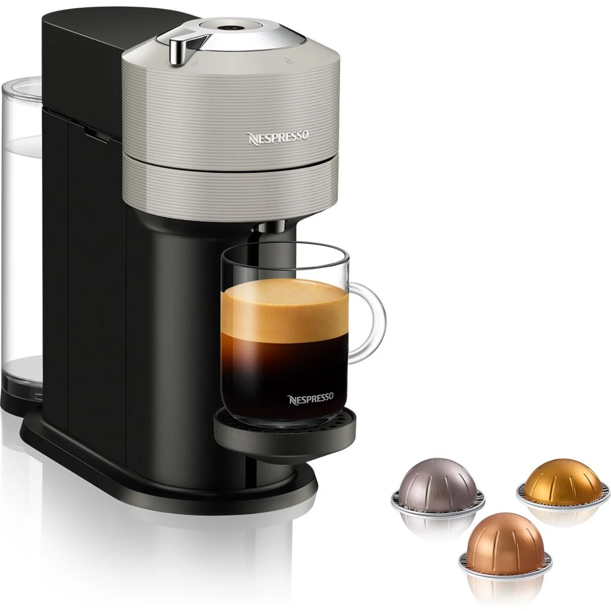 Cafetera Krups Vertuo Next Gris Espresso 1 Taza 1500 W Encimera