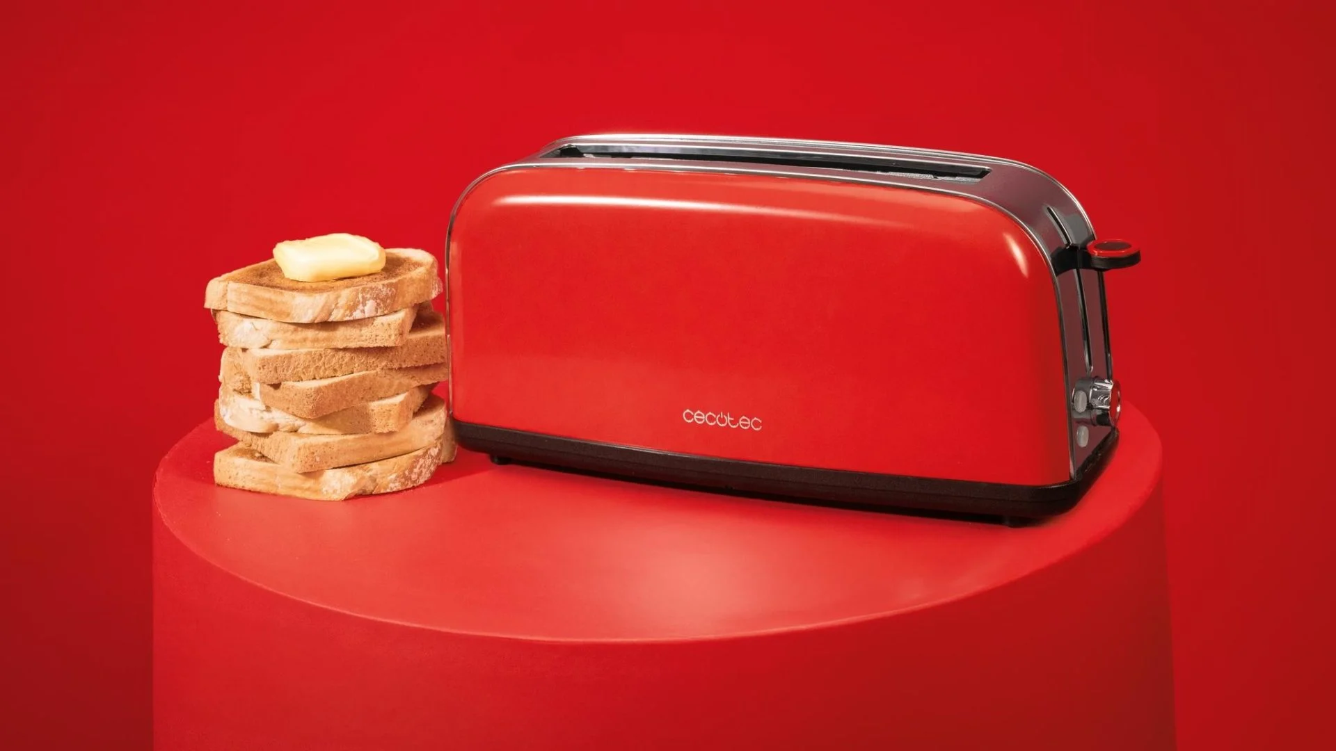 Tostador Cecotec Toastin' time 850 Red Long Lite