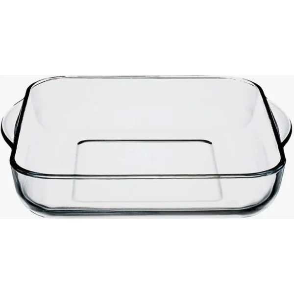 Set 2 Bandejas Brocam Cristal Cuadradas