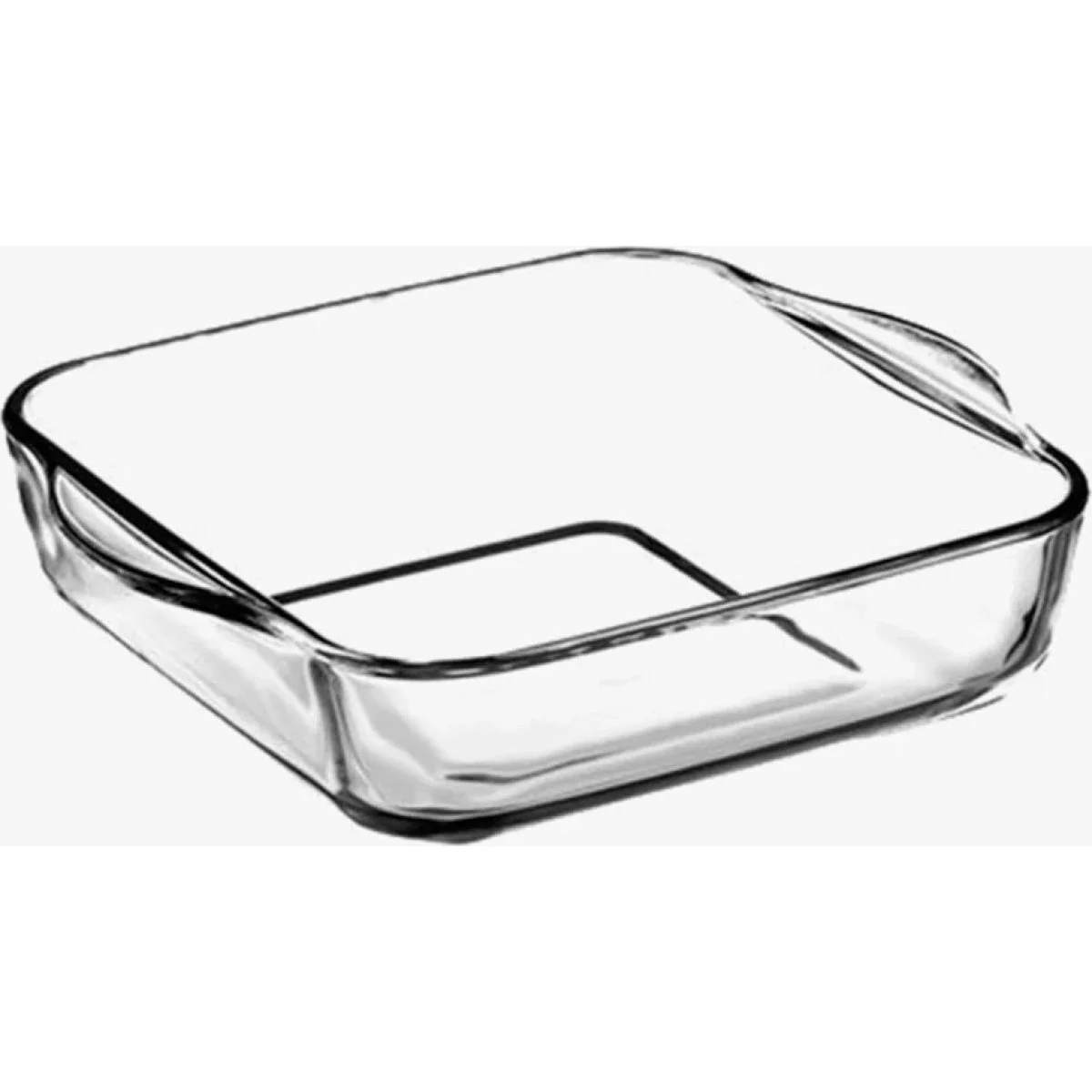 Set 2 Bandejas Brocam Cristal Cuadradas