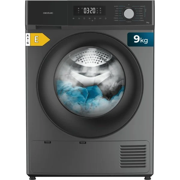 Secadora Cecotec DressCode Dry 9400 9 Kg A++ Bomba de Calor Inox