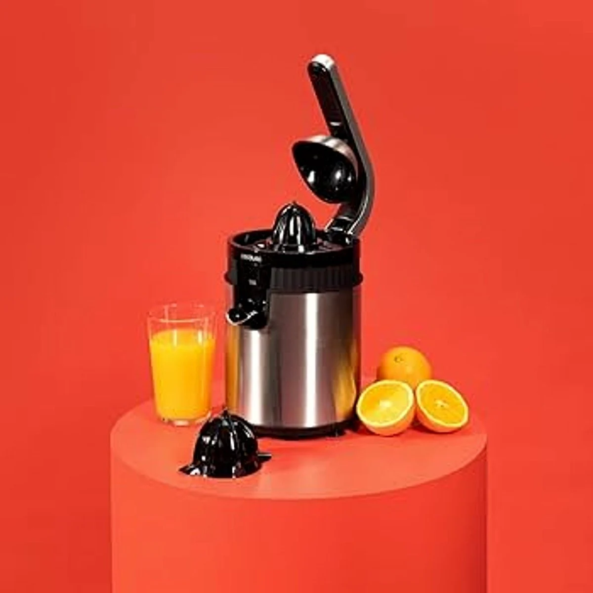 Exprimidor eléctrico Cecotec Xqueeze RetroJuice 600 600 W Acero Inox