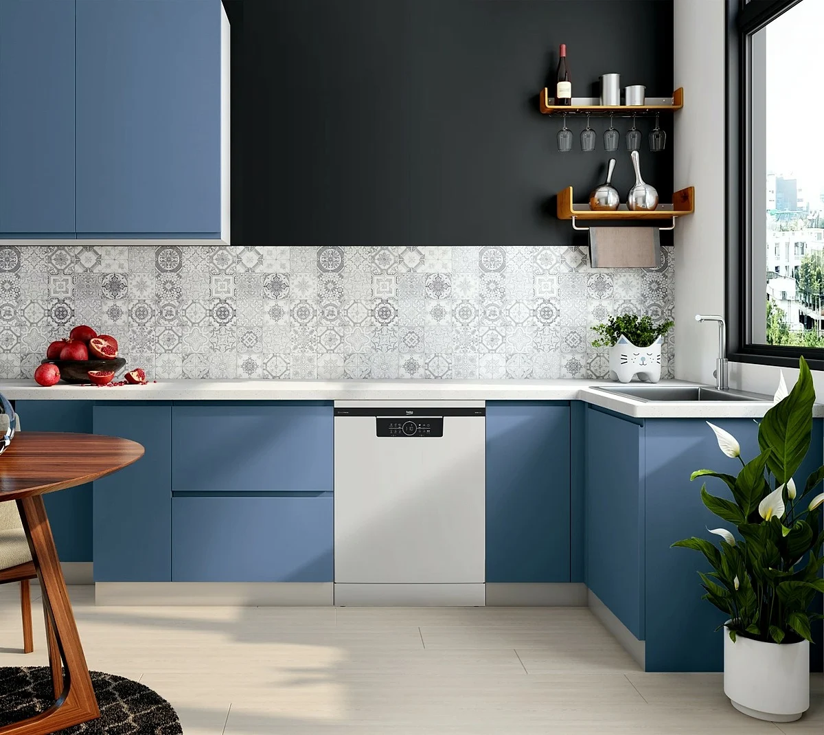 Lavavajillas Beko 60 cm C Blanco Corner Intense ProSmart