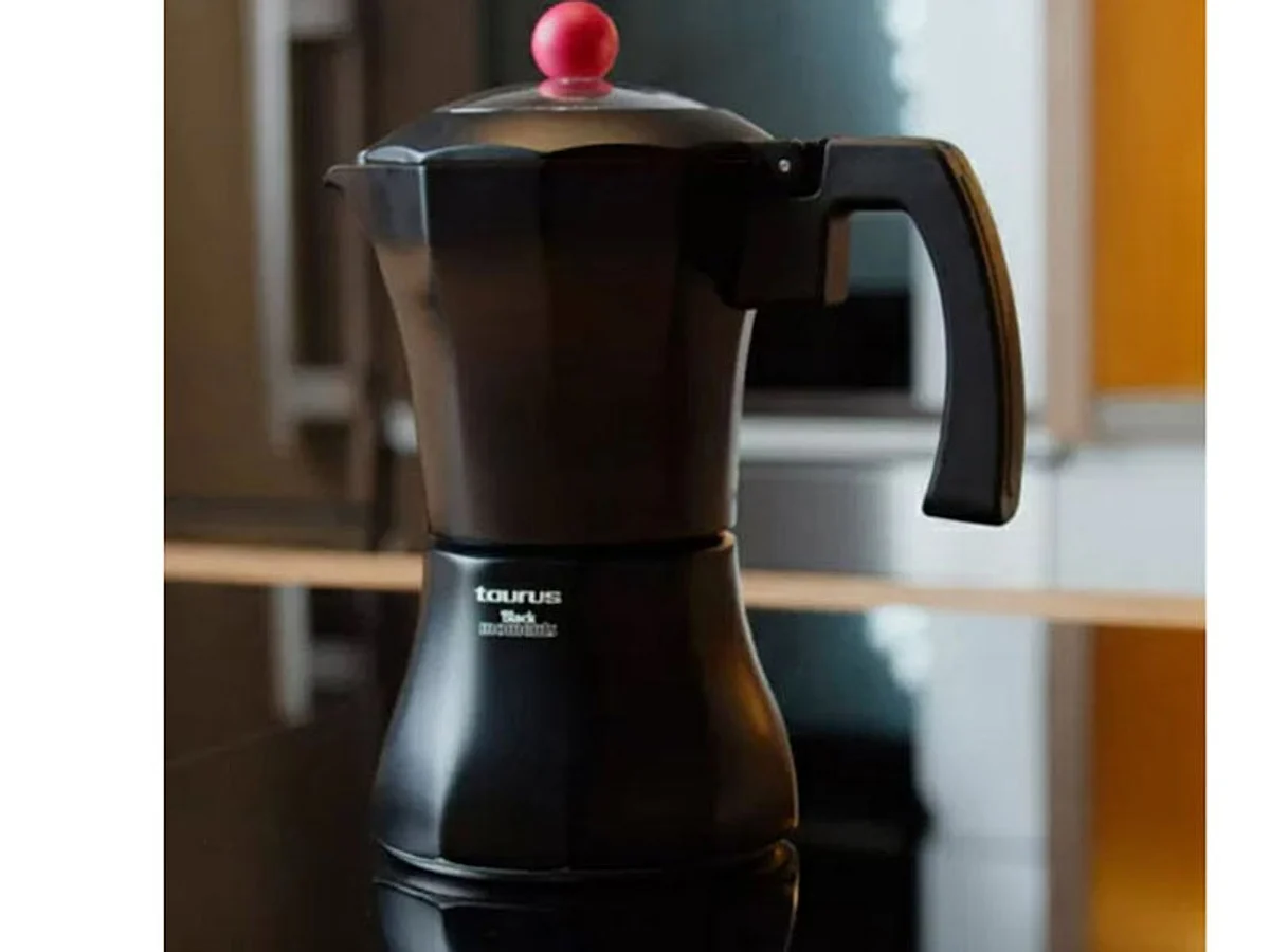Cafetera Italiana Taurus Inducción 6 T Negra