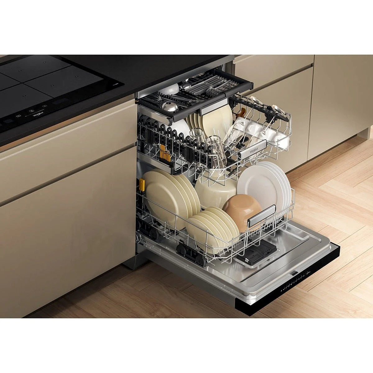 Lavavajillas Whirlpool W7F HP43 X 60 cm Clase C Inox 15 Cubiertos