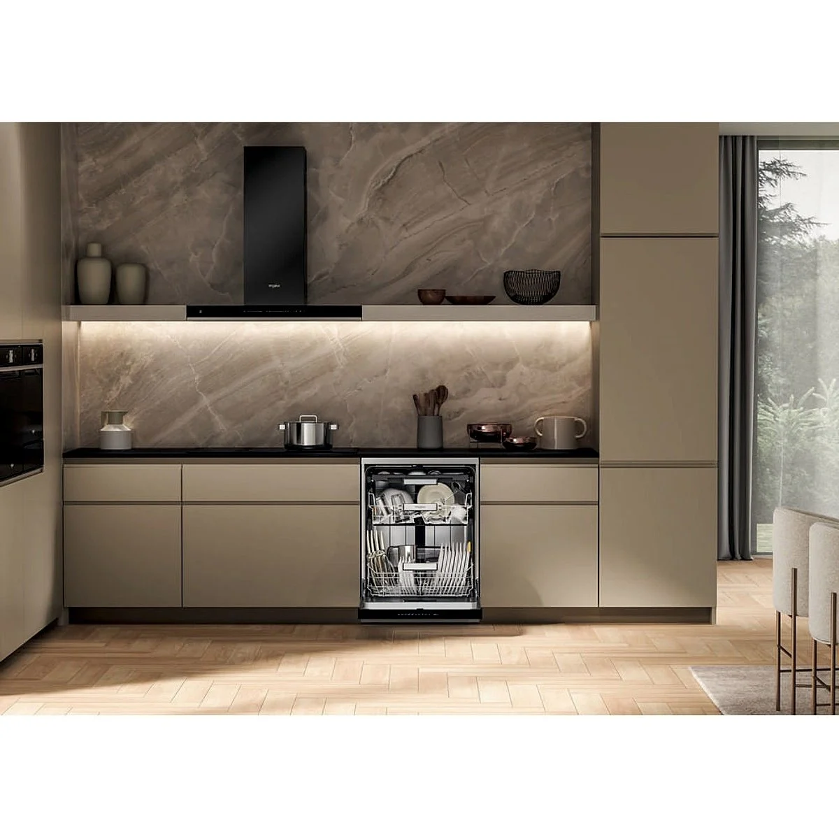 Lavavajillas Whirlpool W7F HP43 X 60 cm Clase C Inox 15 Cubiertos