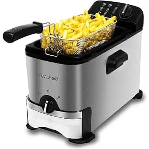 Freidora de Aceite Cecotec CleanFry 3000 ProFilter 3 L 2000 W